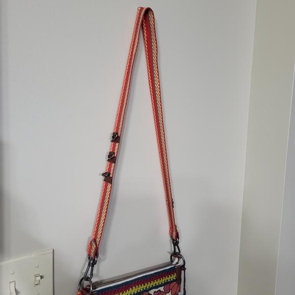 Sakroots Multicolor Floral Crossbody with Pink Accents - Picture 4 of 8